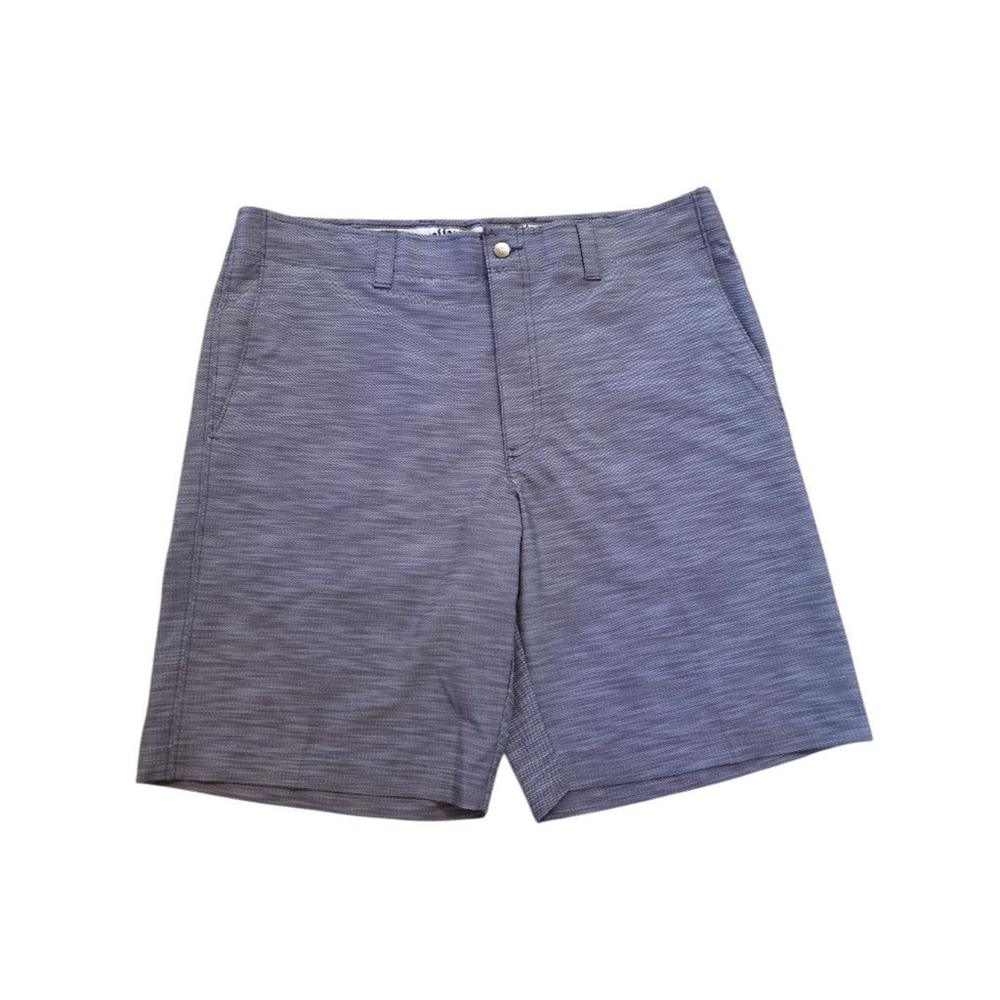 Men's Callaway Blue Gray Flat Front Shorts Waist 36